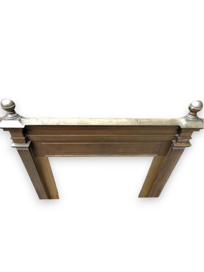 Vintage Brass Fireplace Surround