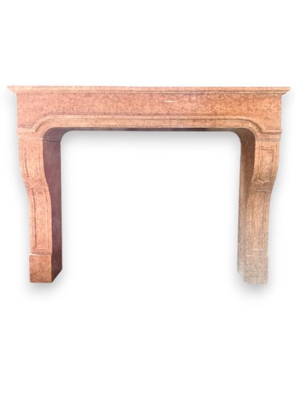 Italian Rosa Verona Marble Fireplace Surround