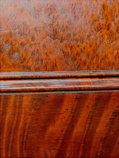 3-Panel Burl and Flame Redwood Doors - Image 5