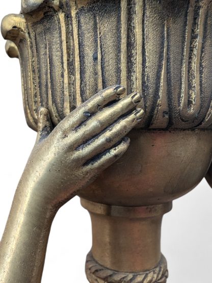 1926 Beaux-Arts Gilt Mermaid Sconces - Image 10