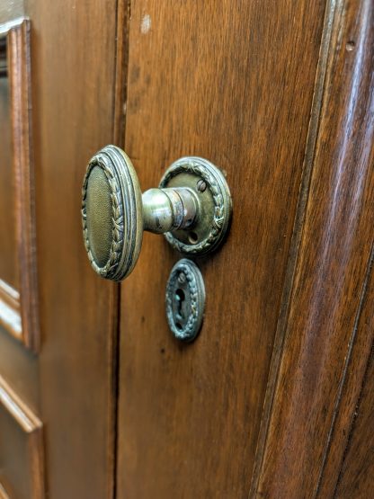 Antique Interior Mahogany Double Doors - Image 5
