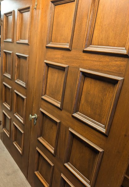 Antique Interior Mahogany Double Doors - Image 3