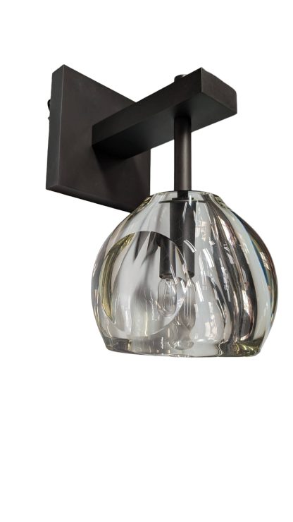 Alan Mizrahi Crystal Sphere Sconces - Image 6