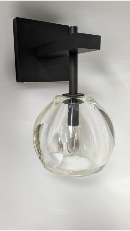 Alan Mizrahi Crystal Sphere Sconces - Image 2
