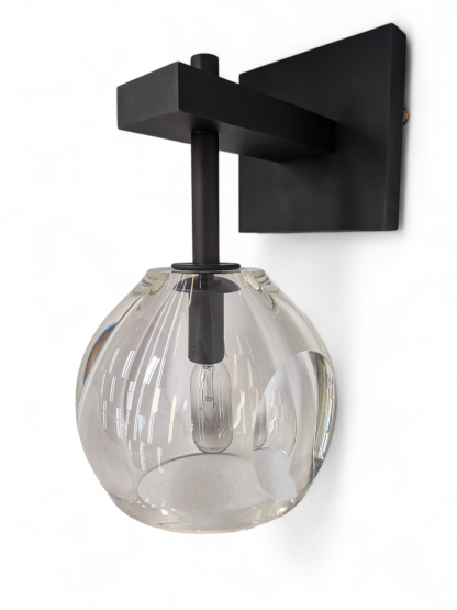 Alan Mizrahi Crystal Sphere Sconces - Image 9