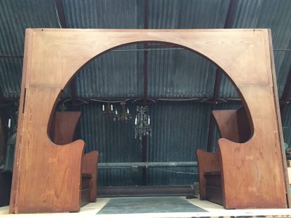 Vintage Victorian 1907 Redwood Inglenook - Image 9