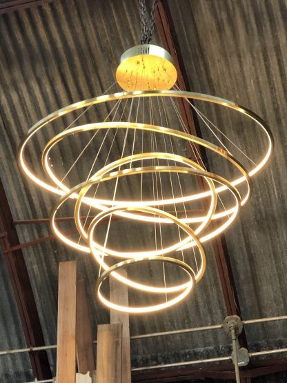 LED Concentric Circles Hanging Light - Image 6