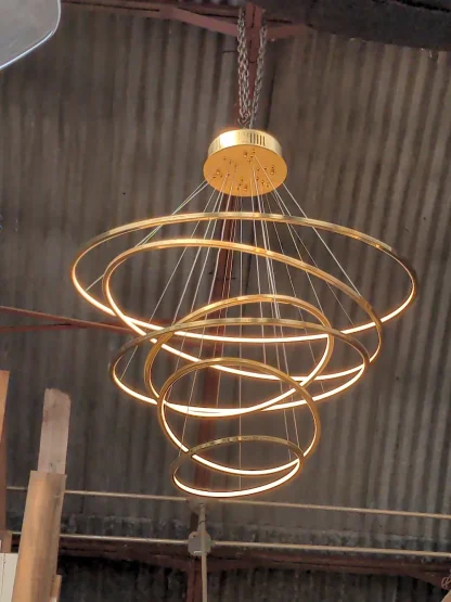 LED Concentric Circles Hanging Light - Image 2