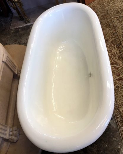 Victorian 1904 JL Mott Earthenware Pedestal Bathtub - Image 5