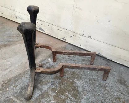 Cast Iron Fireplace Andirons - Image 4