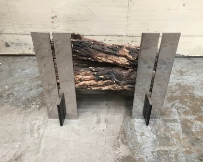 Minimalist Contemporary Andirons - Image 2