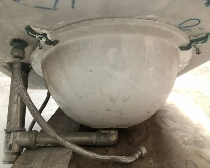 Antique Marble Sink Countertop with Fixtures - Image 4