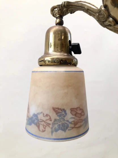 Vintage Hand-Painted Pan Hanging Light - Image 3