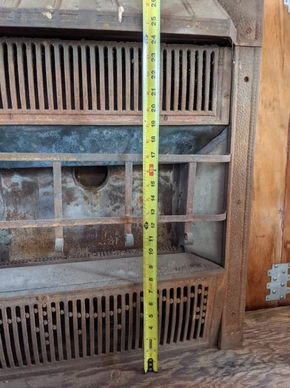 Vintage Cast Iron Gas Fireplace Inserts - Image 2