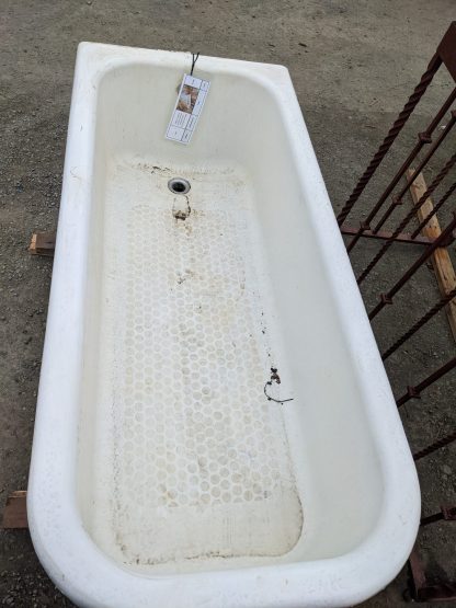 Vintage Free-Standing Cast Iron Bathtub - Image 2