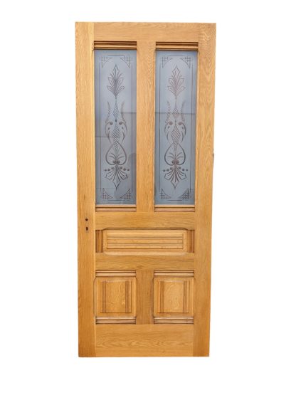 Victorian Westlake Door with Cut Glass Panels