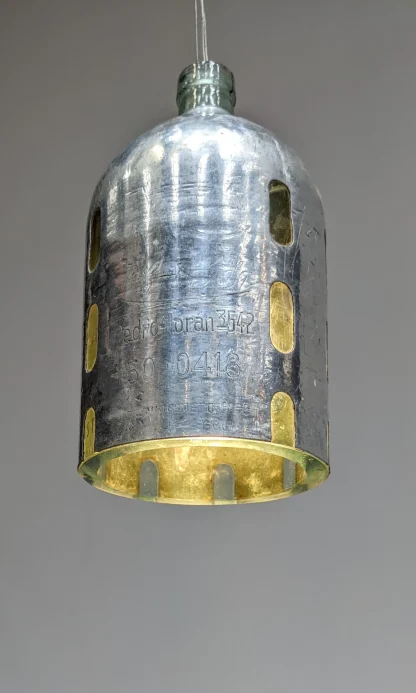Vintage Seltzer Bottle Hanging Lamp - Image 5