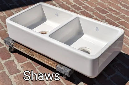 Rohl Shaws Fireclay Double-Bowl Apron Sink - Image 3