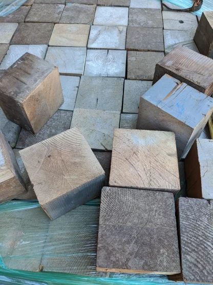 End Grain Douglas Fir Wood Block Floor - Image 2