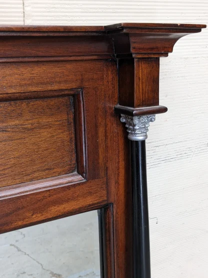 Wood Wall Mirror With Beveled Edge - Image 3