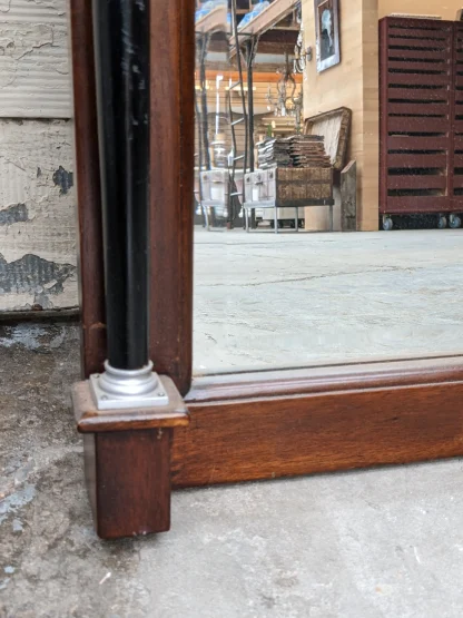 Wood Wall Mirror With Beveled Edge - Image 2