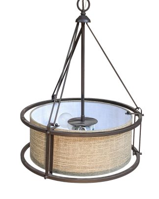 Kira Home Maxwell Drum Chandelier Hanging Light