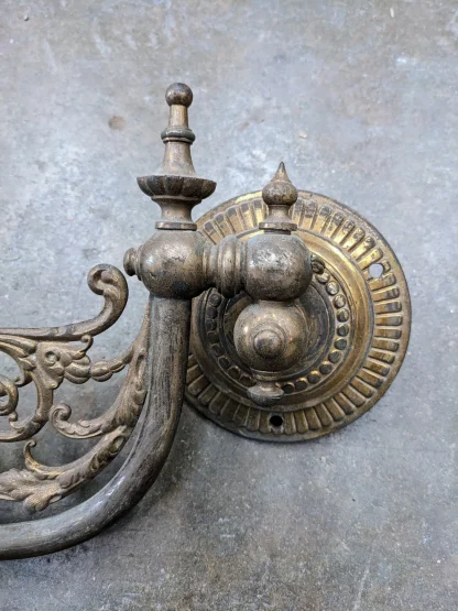 Vintage Brass Wall Sconces - Image 7