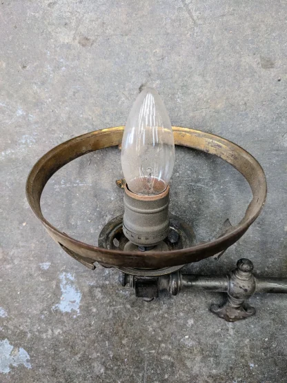 Vintage Brass Wall Sconces - Image 4