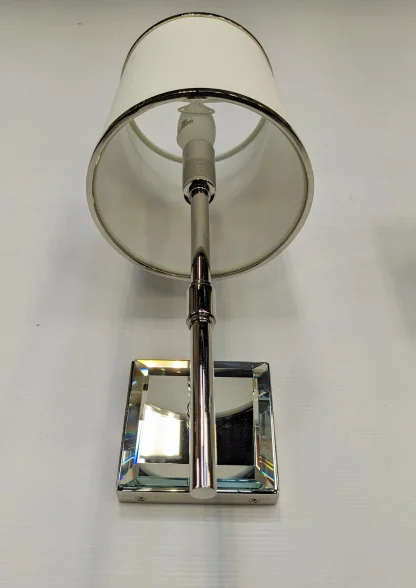 Pair of Polished Nickel Kate Spade Wall Sconces - Image 2