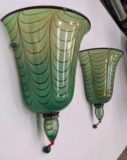 Oggetti Istanbul Hand Blown Glass Bell Lantern Sconces - Image 2