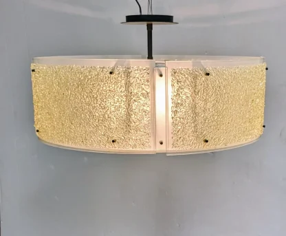 Hammerton Studio Mid-Century Frosted Rimelight Lamp - Image 4