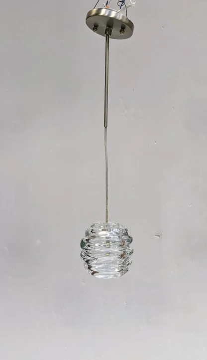 Visual Comfort Clear Glass Pendant Lamp - Image 7