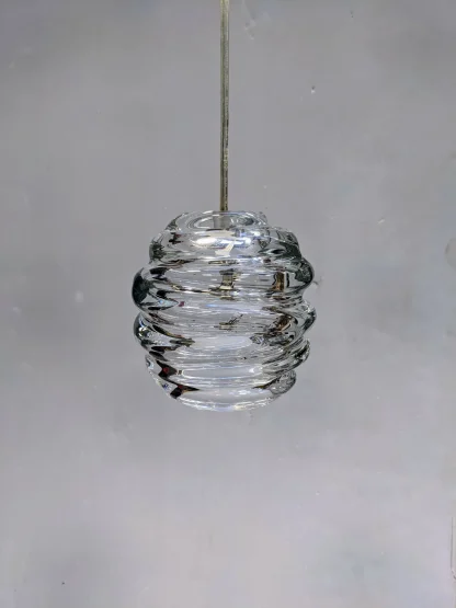 Visual Comfort Clear Glass Pendant Lamp - Image 8