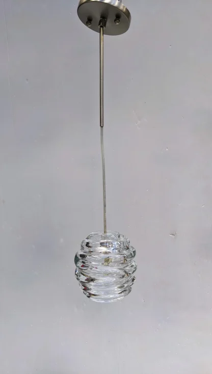 Visual Comfort Clear Glass Pendant Lamp - Image 5