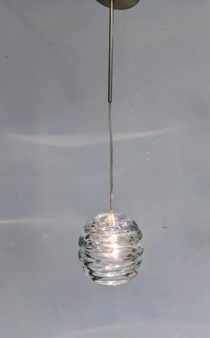 Visual Comfort Clear Glass Pendant Lamp - Image 3