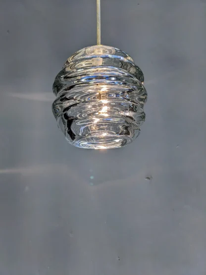 Visual Comfort Clear Glass Pendant Lamp - Image 2