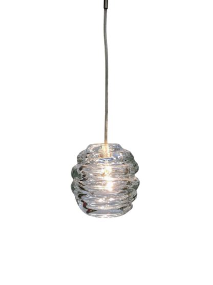 Visual Comfort Clear Glass Pendant Lamp