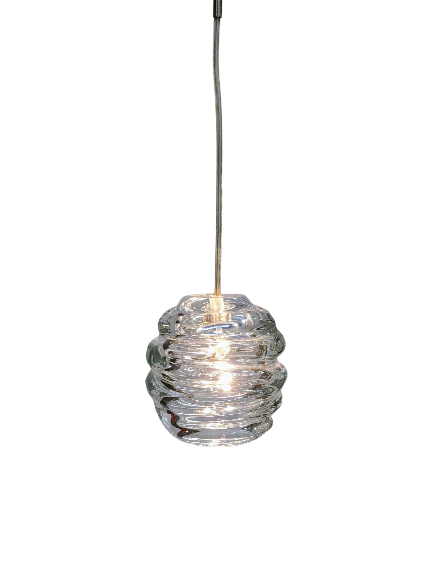 Visual Comfort Clear Glass Pendant Lamp