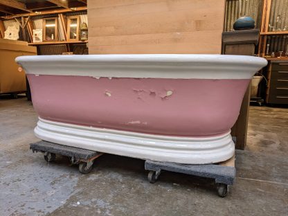 Victorian 1904 JL Mott Earthenware Pedestal Bathtub - Image 8