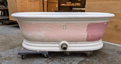 Victorian 1904 JL Mott Earthenware Pedestal Bathtub - Image 10