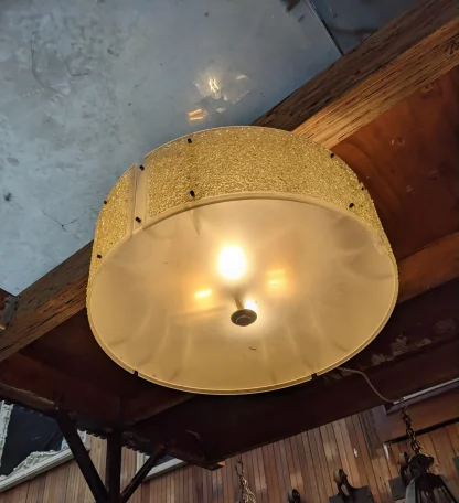 Hammerton Studio Mid-Century Frosted Rimelight Lamp - Image 3