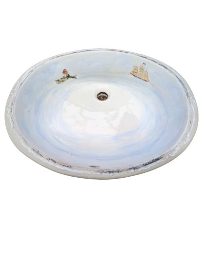 Nautical Themed Hand Painted Bathroom Sinks Maritime