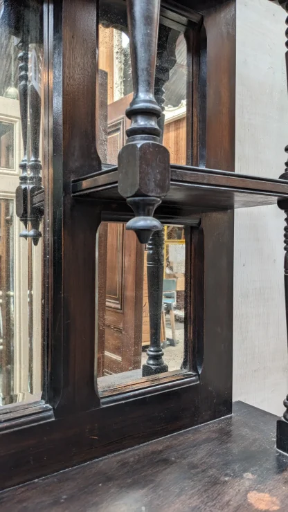 1890's Victorian Walnut Fireplace Surround - Image 3