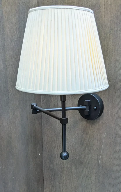 Bronze Swing Arm Wall Sconce - Image 2