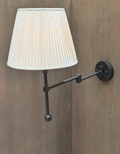 Bronze Swing Arm Wall Sconce - Image 4