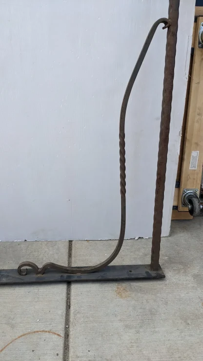 Vintage Large Iron Flag Holders - Image 2
