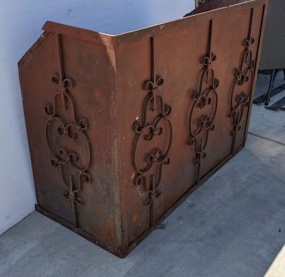 Vintage Scrollwork Metal Screen - Image 6