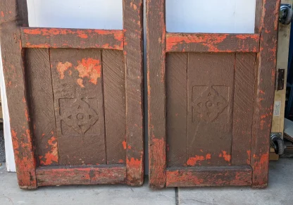 Vintage Redwood Doors - Image 3