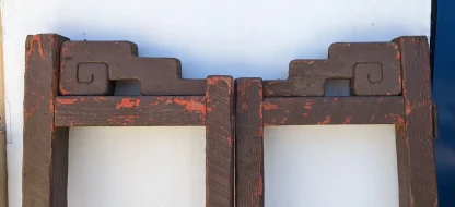 Vintage Redwood Doors - Image 2