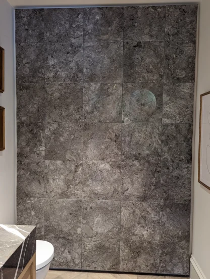 Marble Tile Accent Wall